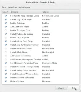 FU Tweaks & Tasks - fedorafans.com FU Tweaks & Tasks - fedorafans.com