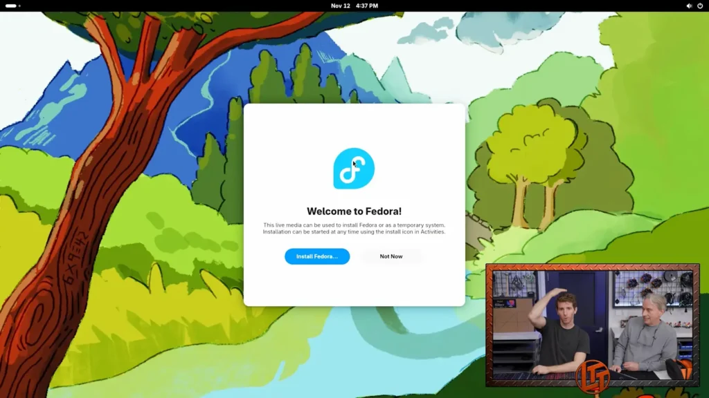 linus-torvalds-pc-fedora-linux-installation